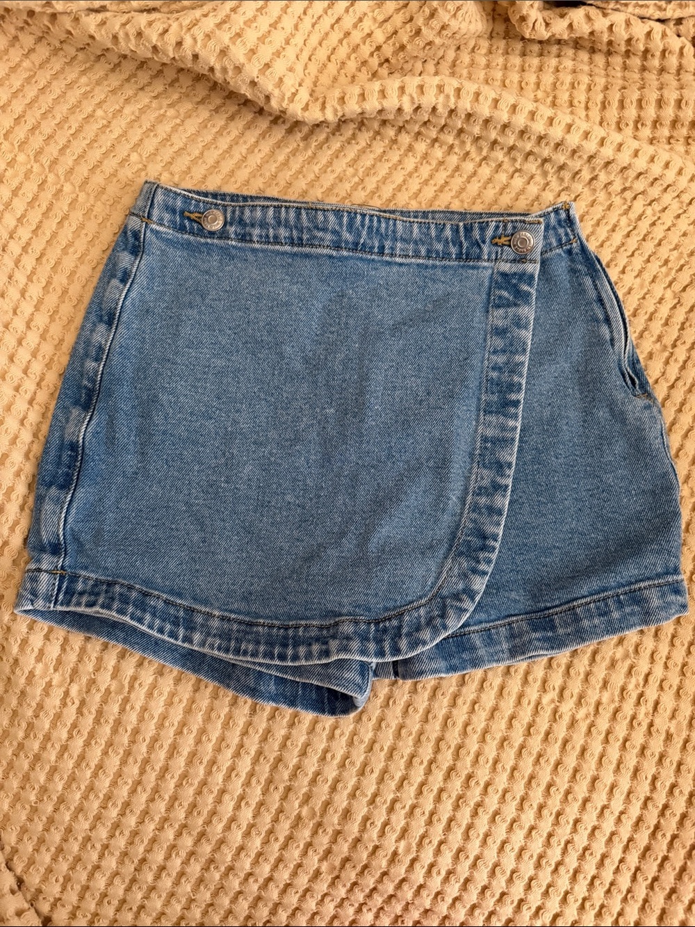 wild fable Blue Denim Wrap Skort